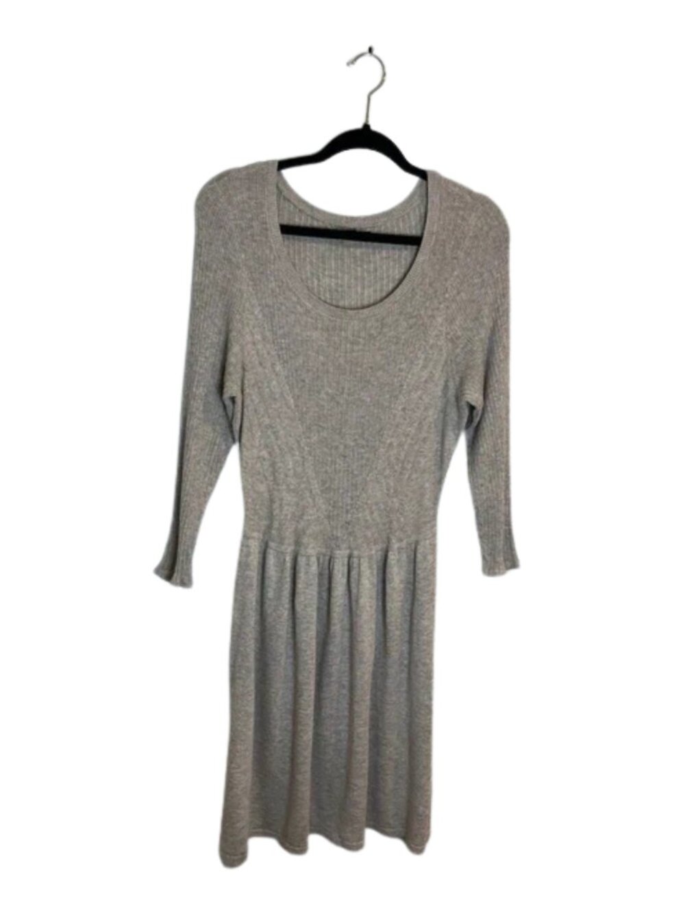 American Eagle Outfitters Women's Knit Sweater Dress Light Gray Size XL